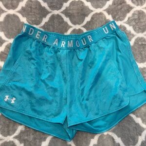 Under Armour Teal Women's Athletic Shorts